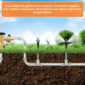 GASHER riser installed on lawn irrigation for even watering