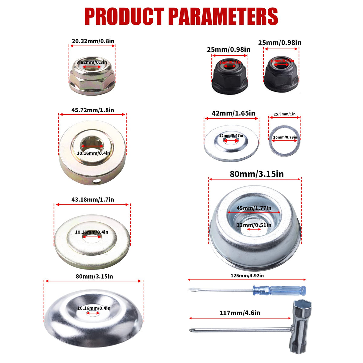 Gashwer universal adapter kit enabling wide brand compatibility