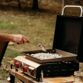 Gas One versatile outdoor cooking solution for meats, eggs, and vegetables