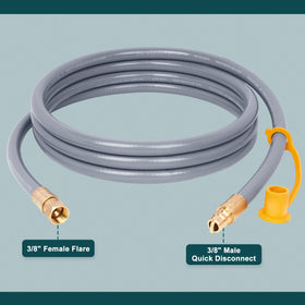 GASPRO rubber-core hose built for durability during outdoor grilling