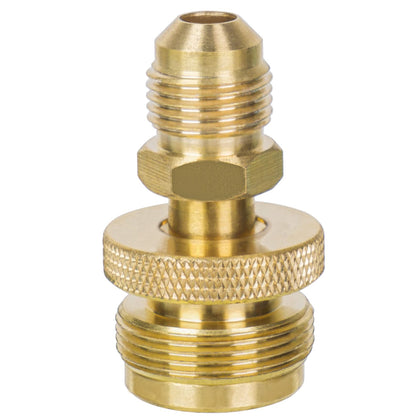 GasPro 1LB propane adapter connector enables quick, tool-free setup on camping stoves