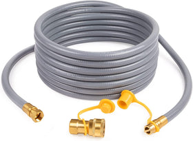 GASPRO 24 ft natural gas hose with quick connect for outdoor grilling