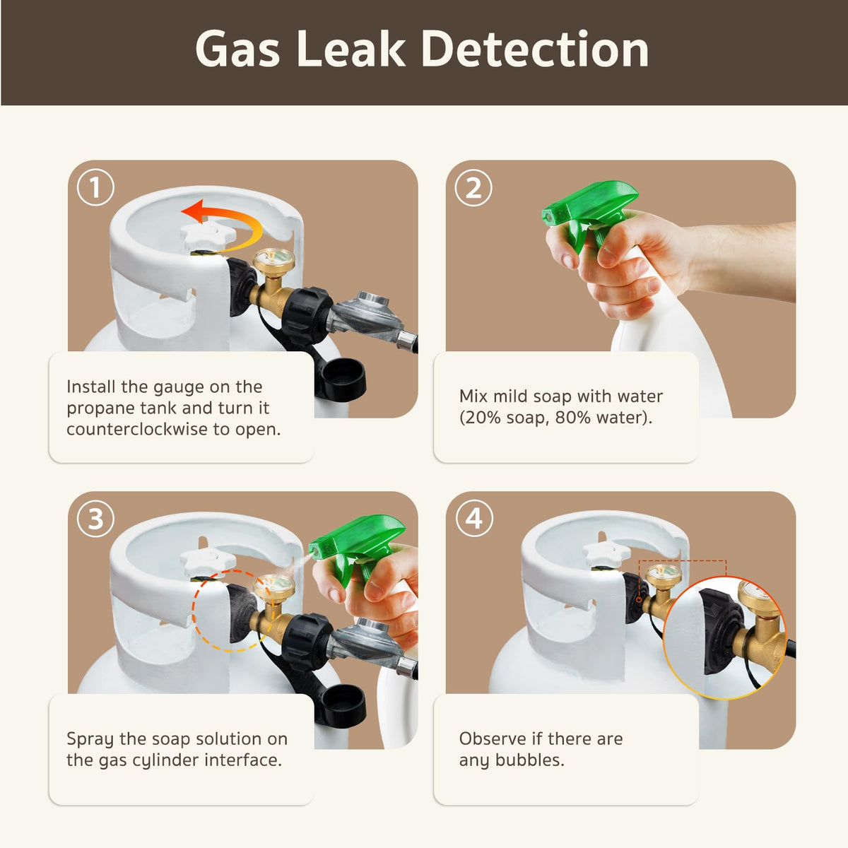 GASPRO camping-stove and patio-heater gauge supports planned outdoor trips.