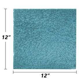 GASPRO Caribbean Blue fire glass resists melting and keeps vibrant color.