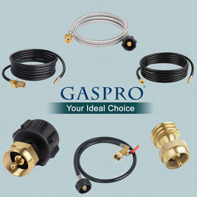 GasPro durable corrosion-resistant brass design ensures long-lasting propane connections