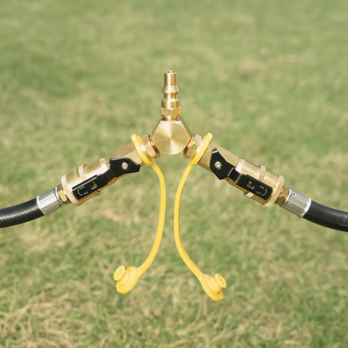 GASPRO easy-connection propane adapter for quick, reliable hookups.