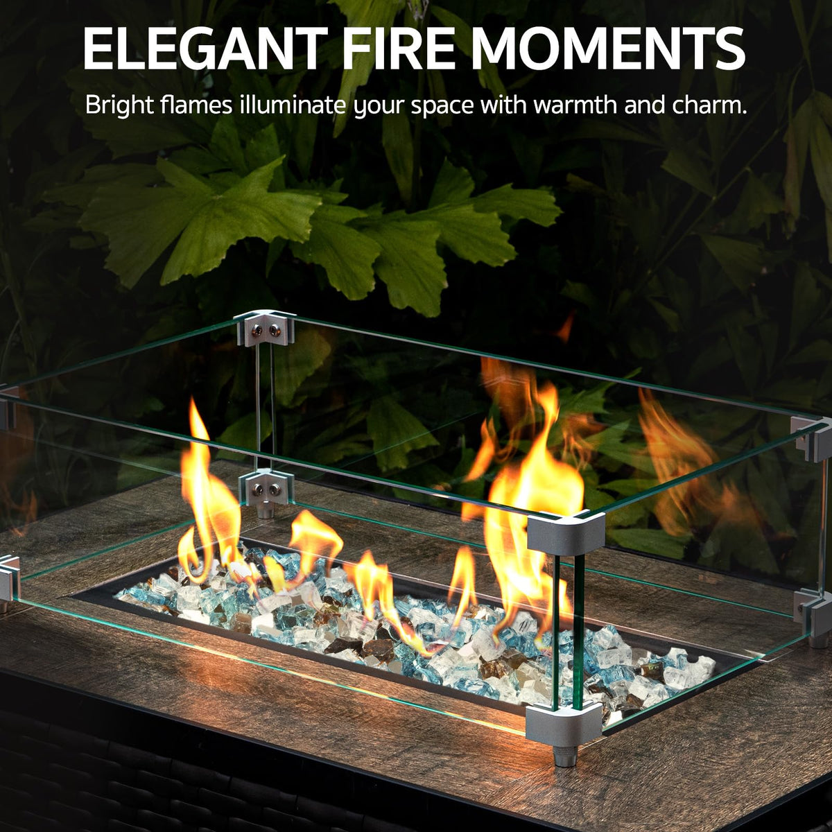 GASPRO fire glass should be dried after cleaning before installation