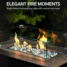 GASPRO fire glass should be dried after cleaning before installation