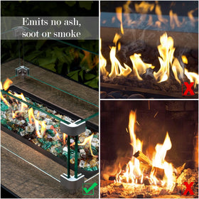 GASPRO glass features a dancing flame effect for dramatic visuals.