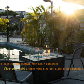 GASPRO fire glass stays cool to touch and clean, with no ash.