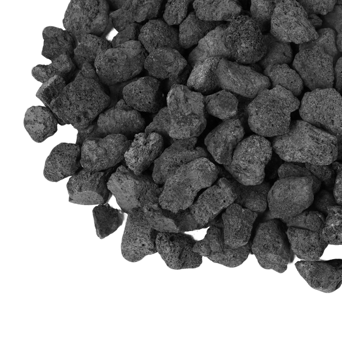 GASPRO lava rocks form a base layer for fire pits, promoting even gas dispersion and stable flame.