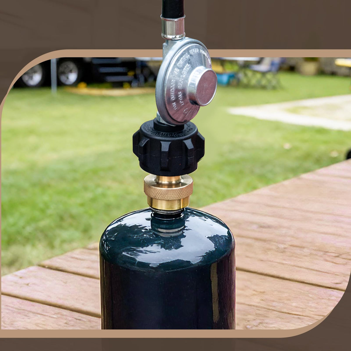 GasPro 2-pack ensures you have spare adapters for future outdoor cooks