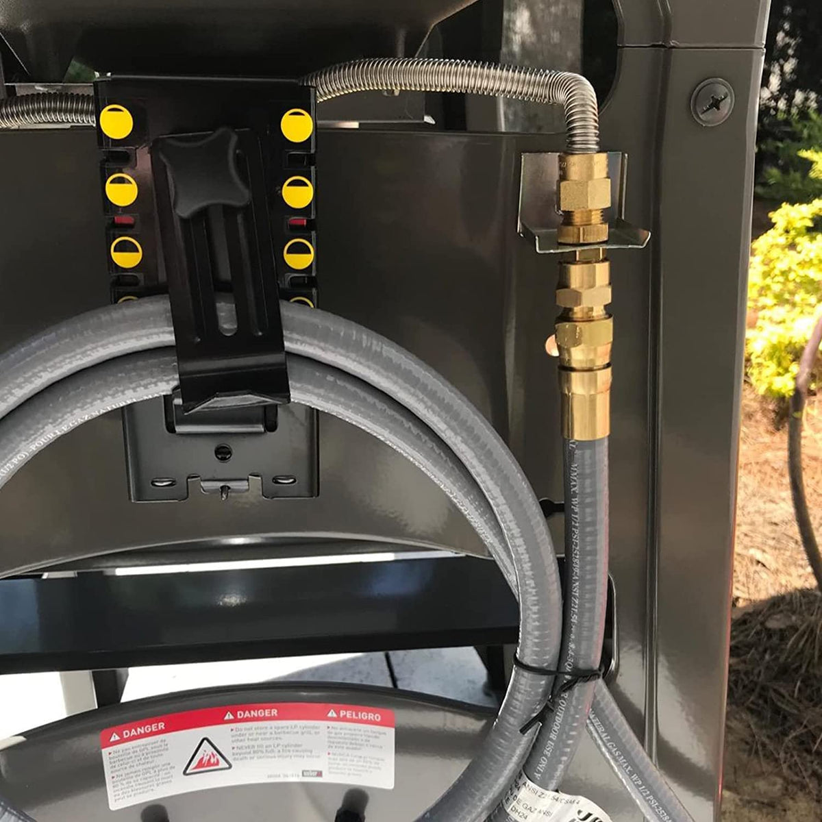 GASPRO patio heater natural gas hose provides easy installation