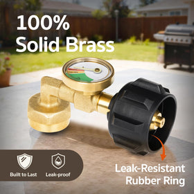 GASPRO refill adapter enables easy 1 lb cylinder refills for outdoor stoves.