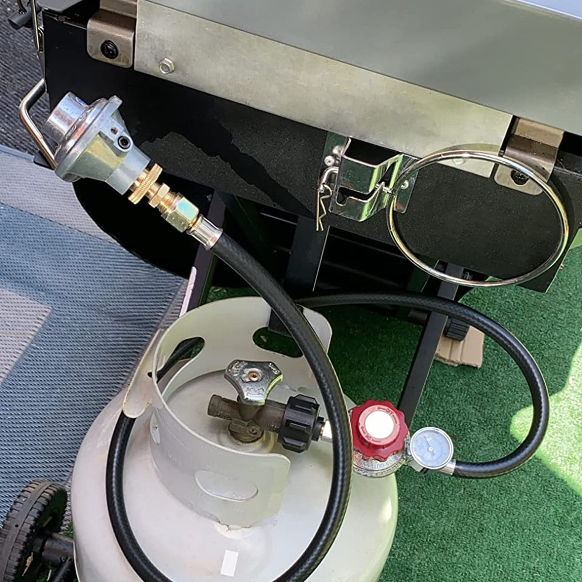 GasPro rv regulator warning caution for safe onboard propane use