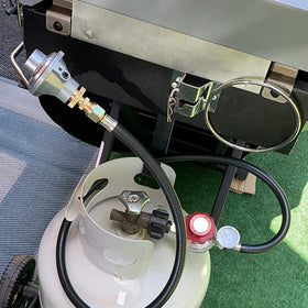 GasPro rv regulator warning caution for safe onboard propane use