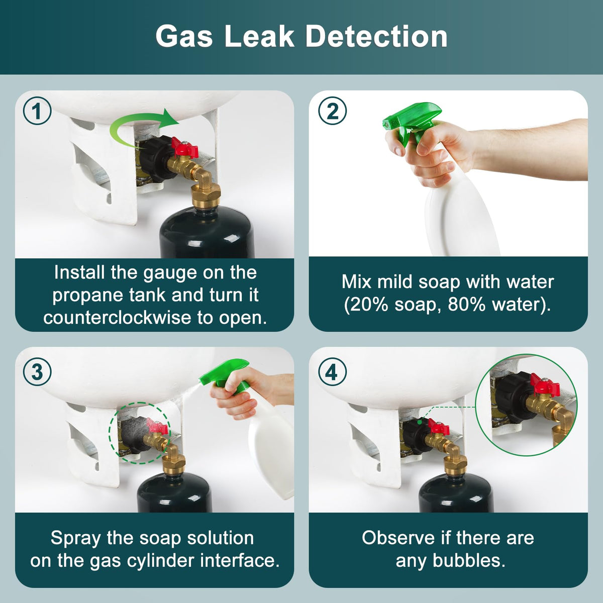 GASPRO safety features help prevent overfill during transfers.