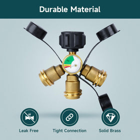 GASPRO universal fit works with grills, stoves, lanterns, and heaters.