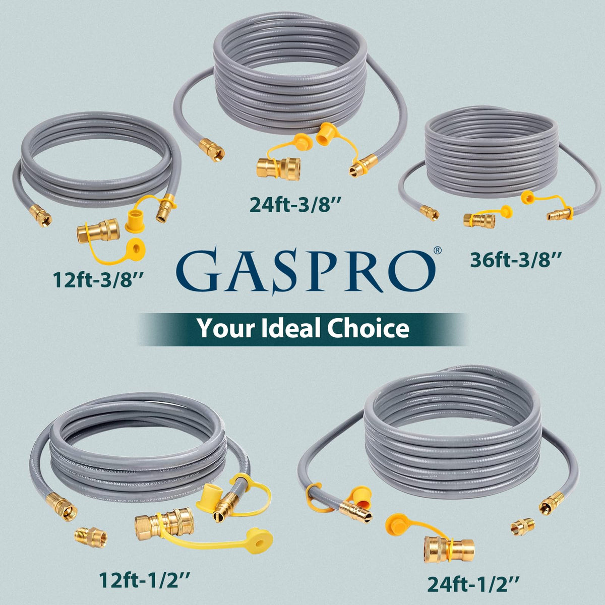 GASPRO weber-compatibility hose designed for Weber NG grills