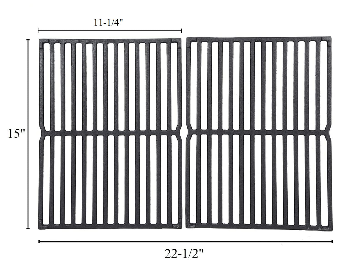 GasSaf 15-inch grate for Spirit 200-series maintains steady heat for consistent grilling.