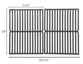 GasSaf 15-inch grate for Spirit 200-series maintains steady heat for consistent grilling.