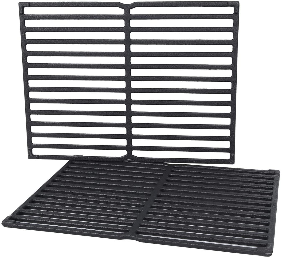 GasSaf two-pack cast-iron grates replacement kit for Weber and Kenmore models.