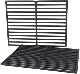 GasSaf two-pack cast-iron grates replacement kit for Weber and Kenmore models.