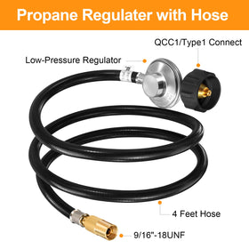 GasSaf brass interface shows precision-threaded connection for leak-free setup.