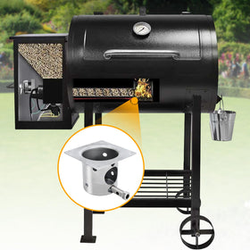 GasSaf durable stainless steel burn pot with polished finish.