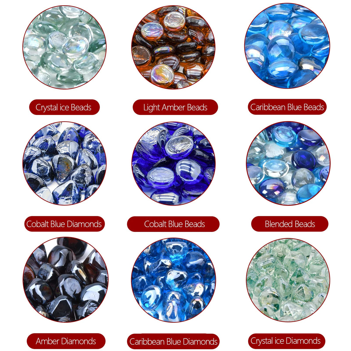 GasSaf easy-install fire glass beads for quick setup and upgrade.