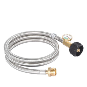 GasSaf easy-install QCC1 connection ready for Weber and camp stoves.