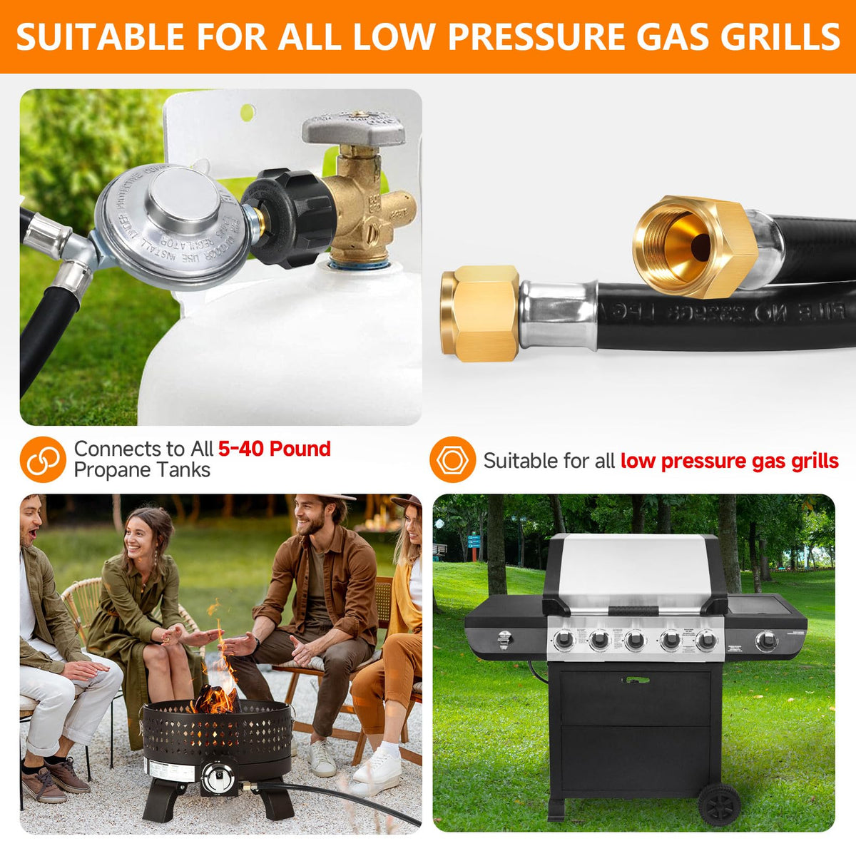 GasSaf flow and overheat protection highlights safety-focused design.