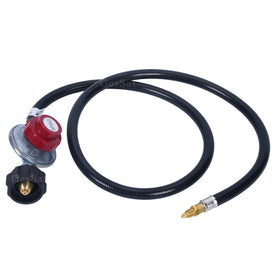 GasSaf high-pressure regulator with adjustable 0-5 PSI for precise propane control.