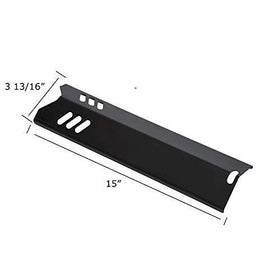 GasSaf porcelain steel heat shield, corrosion resistant for durable grill performance.