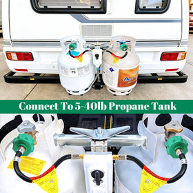 GasSaf hose supports up to 250 PSIG for stable propane transmission