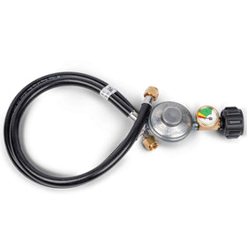 GasSaf two feet hose length provides flexible setup for portable cooking and camp stoves.