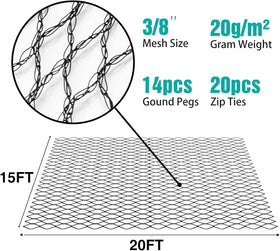 GasXpert pond netting offers easy, tool-free installation