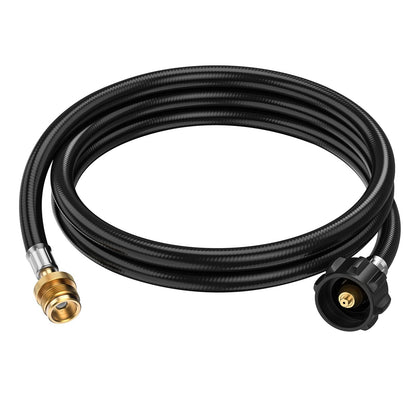 GasXpert propane hose adapter 4ft enables 1lb to 20lb connection for grills.