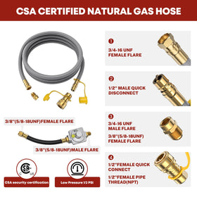 GasXpert regulator assembly delivers steady natural gas flow