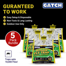 GATCH bag captures up to 50,000 flies and mosquitos.