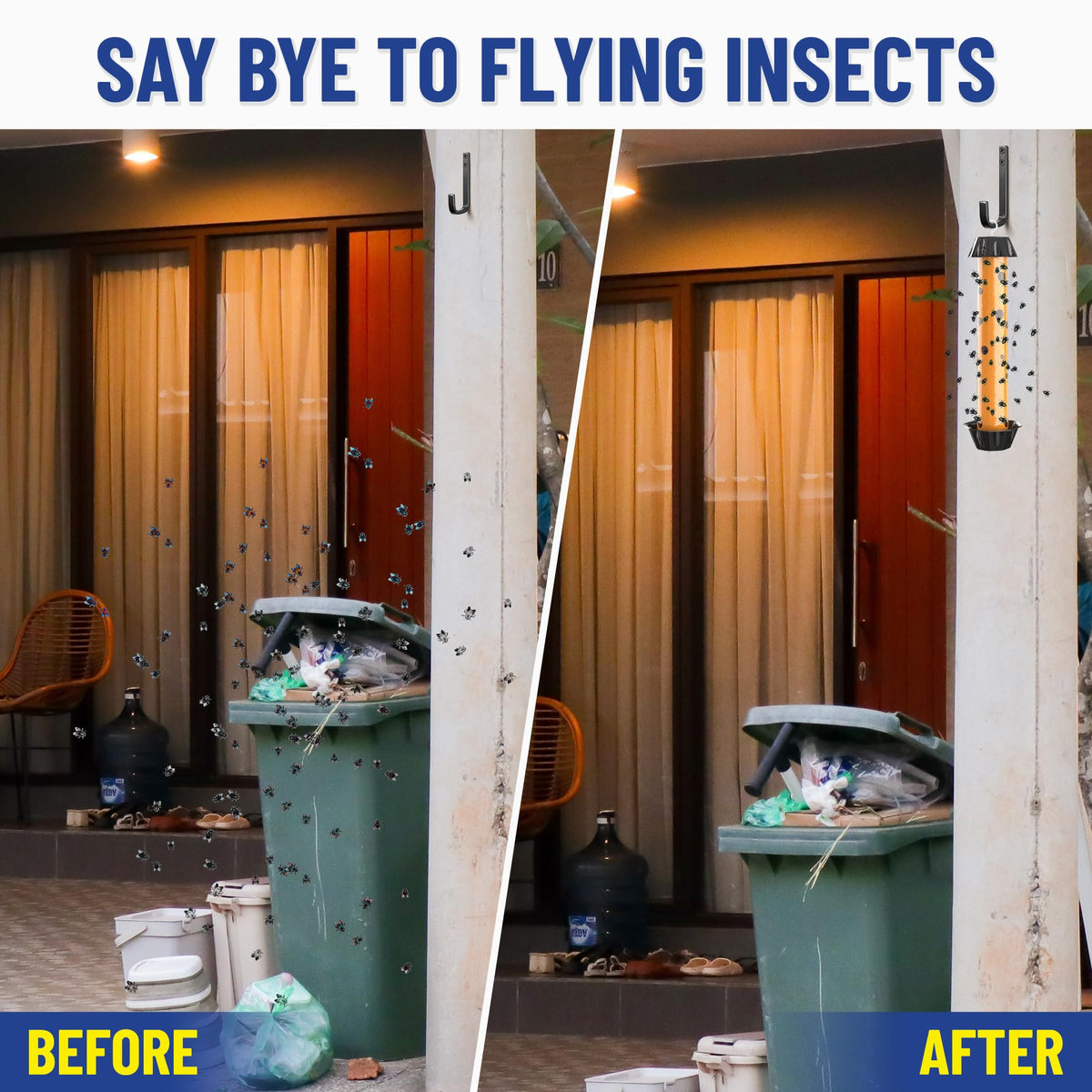 GATCH 4pk outdoor placement demonstrates long-lasting insect coverage.