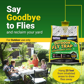 GATCH fly trap activation with bait to start catching flies.