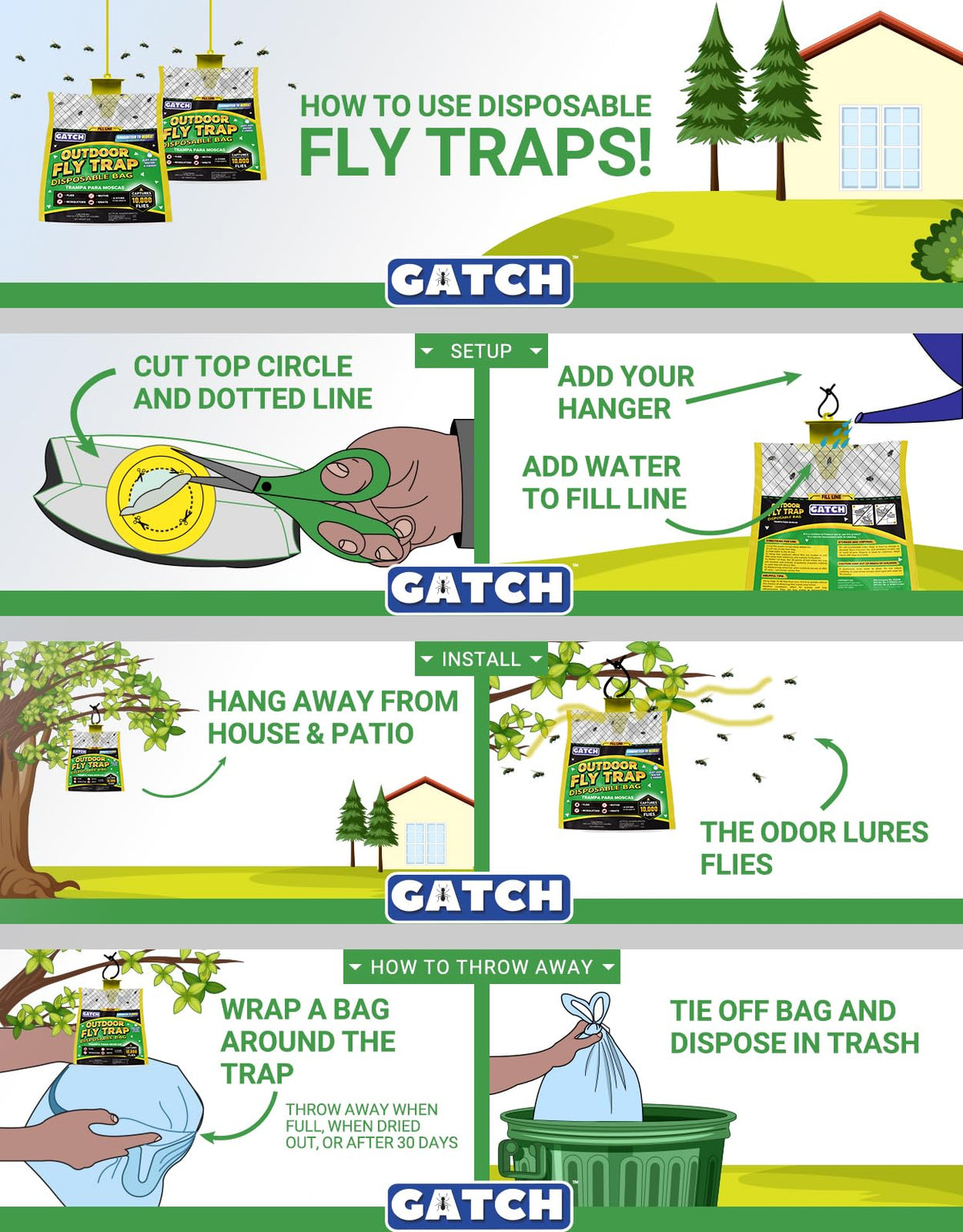 GATCH eco-friendly, pet- and wildlife-safe pest control.