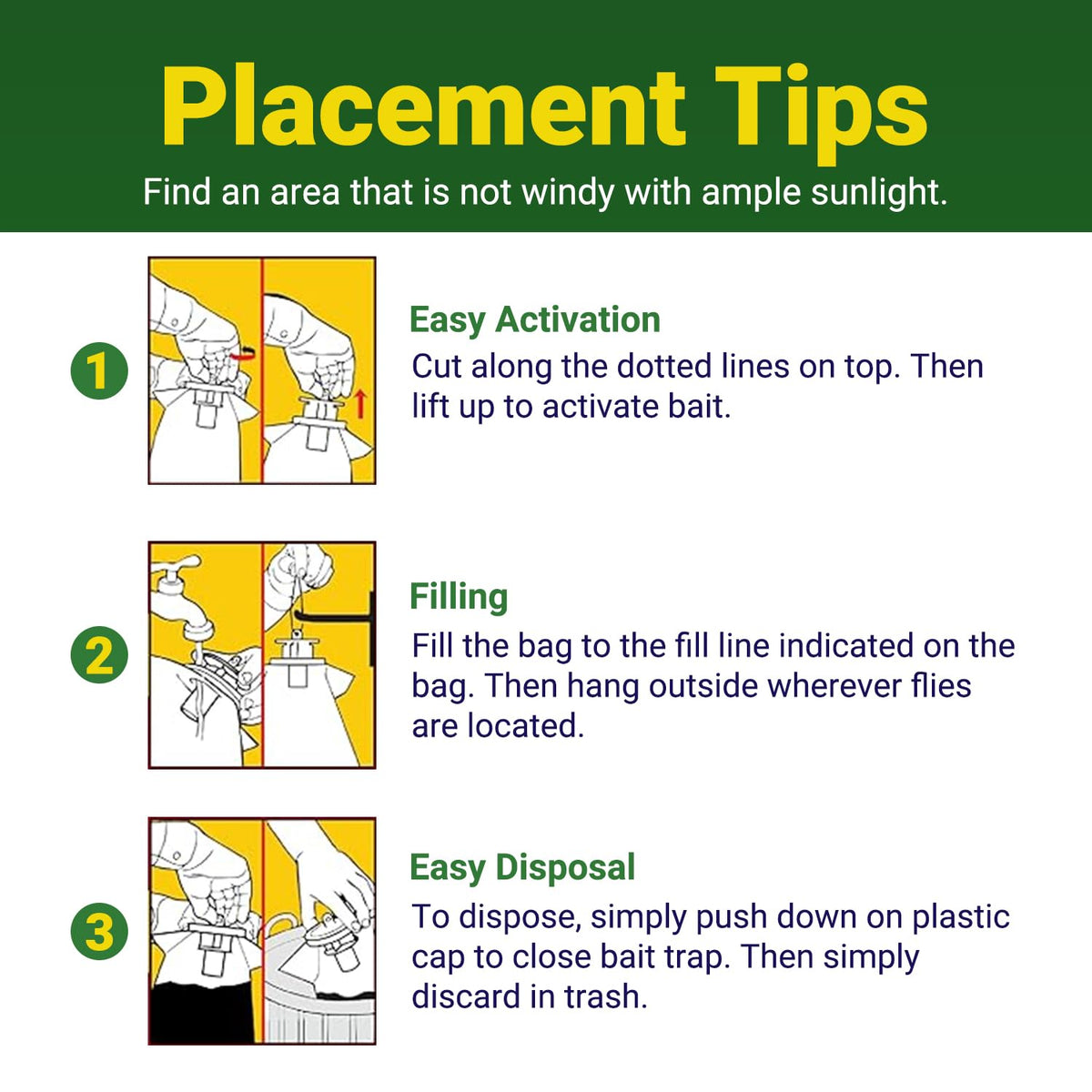 GATCH versatile use in garden, patio, farm, or campsite.