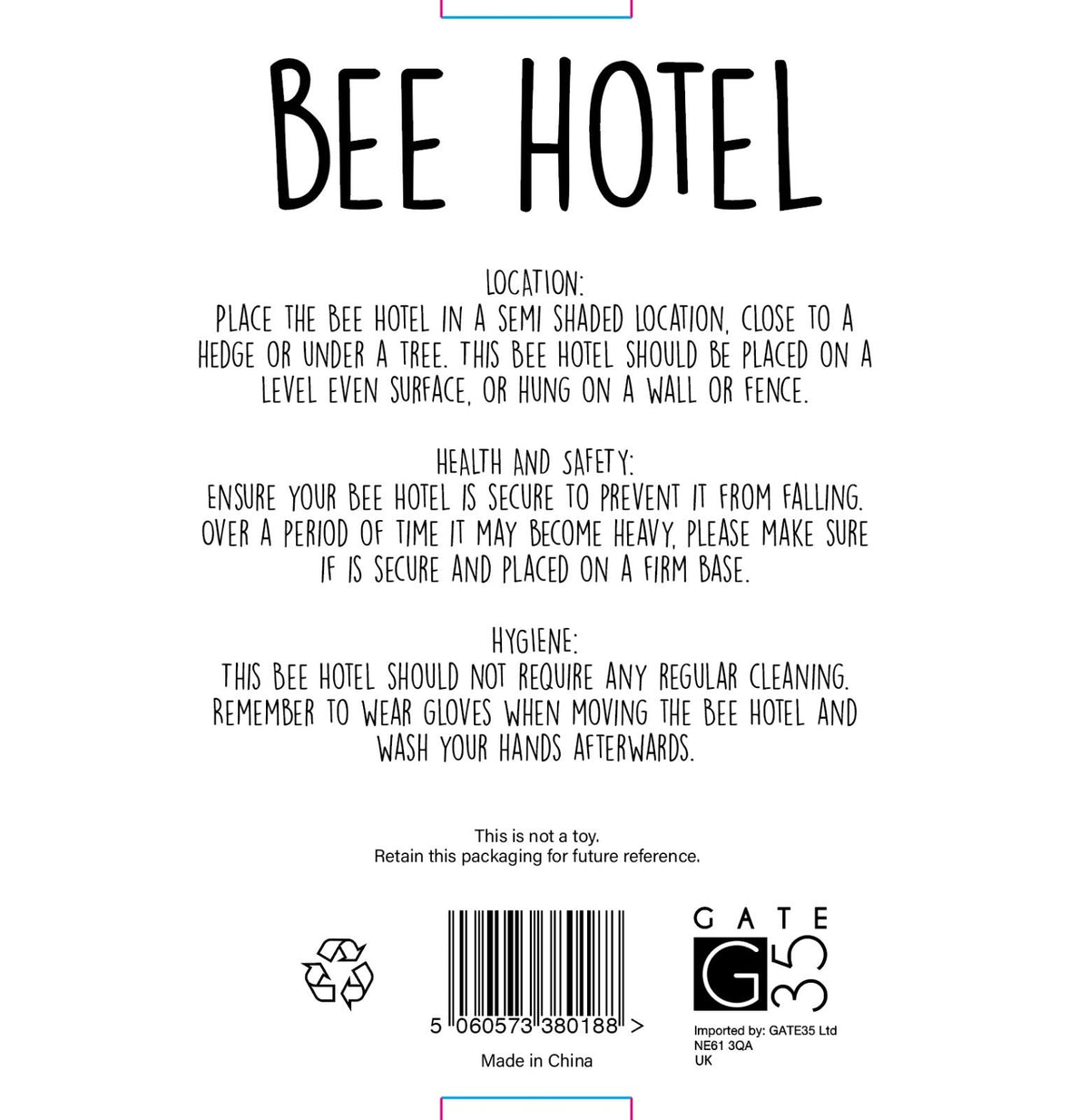 Gate 35 gift-ready bee hotel enhances gardens and supports wildlife