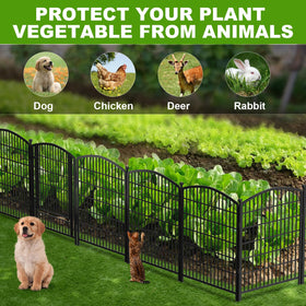 Gatkitom expandable fence panels fit variable outdoor spaces