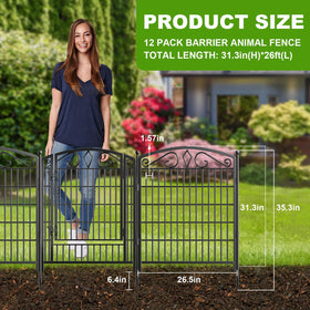 Gatkitom gate panel with two safety locks for easy access.