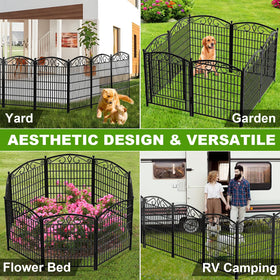 Gatkitom fence suitable for garden, yard, RV camping and more.