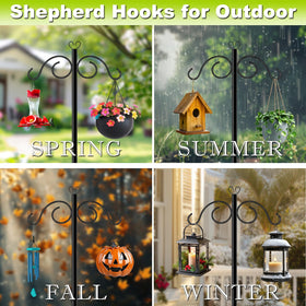 GATSUNS dual-hook design offers flexible hanging options for garden decor