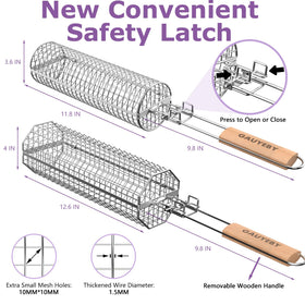 GAUYEBY safety latch keeps the basket securely closed during use